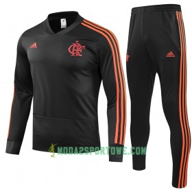 Flamengo Komplet Bluzy Treningowe Czarny 2018/19